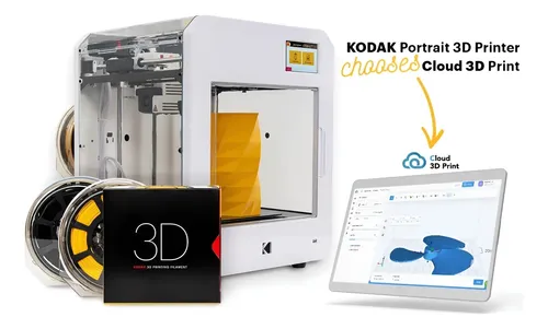 Impresora 3d Kodak Portrait Fdm Doble Extrusión Cerrada