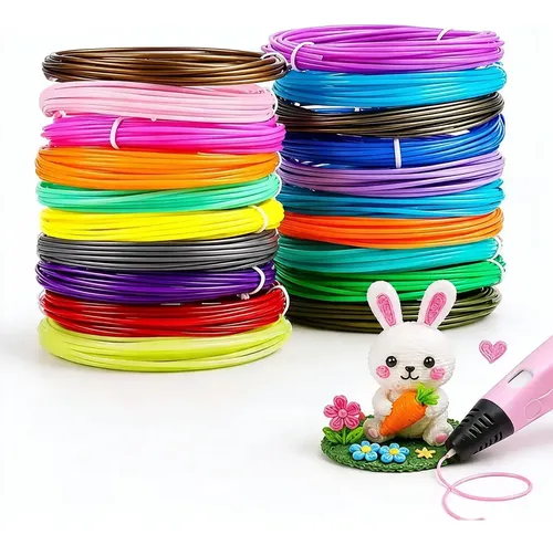 Repuesto Filamento Pla Lapiz 3d X100m 20 Colores