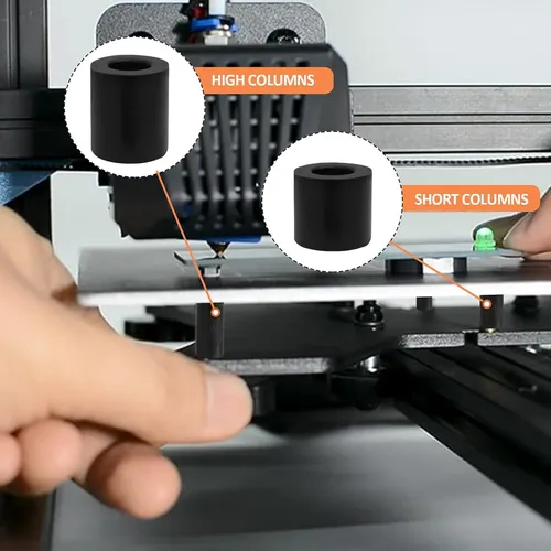 Resortes Niveladores Impresora 3d Silicona Naranja 12 Piezas