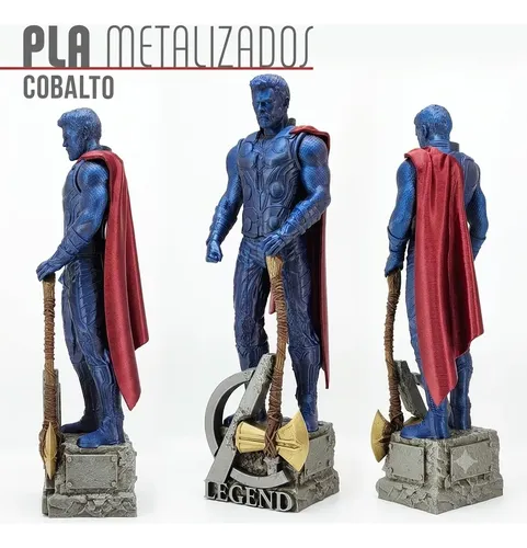 Filamento 3d Pla Print A Lot Cobalto 1kg