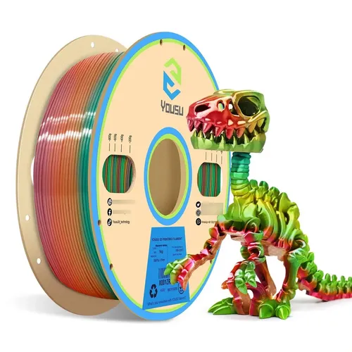 Filamento Pla Seda Arcoiris Impression 3d 3u De 1,75 Mm