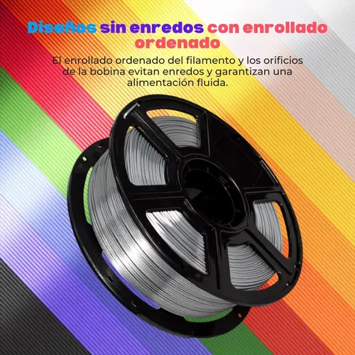 Filamento Pla Flashforge Silk Dorado 1 Kg Seda Dorado