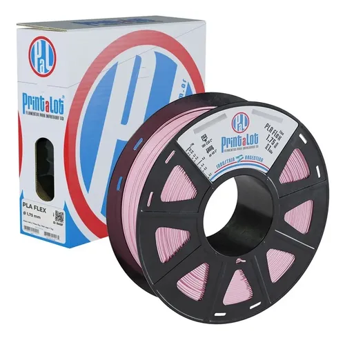Filamento PLA flexible rosa de 1,75 mm, 1 kg, Printalot