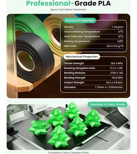 Filamento Pla 3d Marswork 1.75mm 8x250g Colors