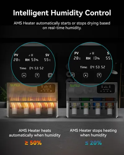 Secador De Filamento Sunlu Ams Heater Para Bambu Lab Gen 1