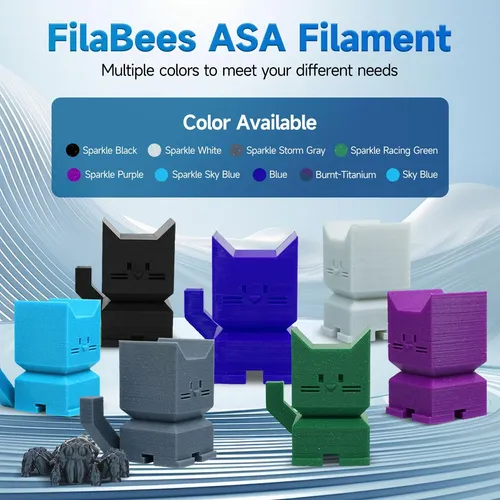 Filamento Asa 1,75mm Filabees Titanio Quemado 1kg