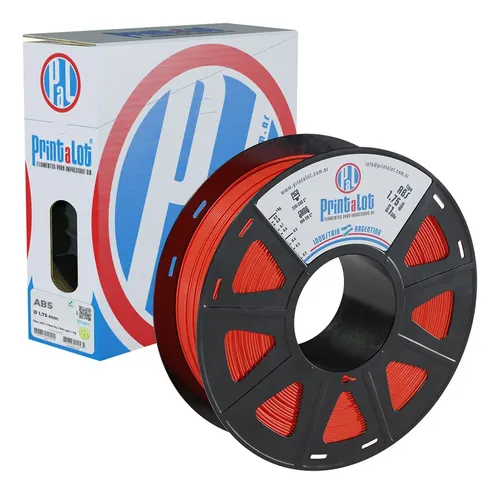 Filamento 3D Printalot ABS de 1.75mm y 1kg rojo