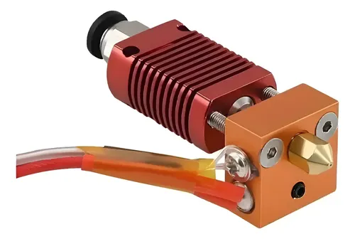 Hotend Cr10 Rojo 24v 40w Barrel Con Teflón
