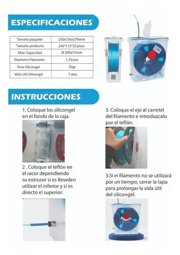 Caja Secadora De Filamentos Makerparts