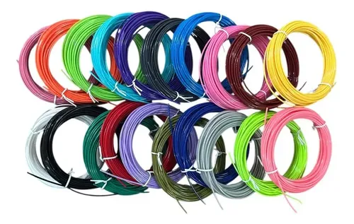 Repuesto Filamento Lápiz 3d 200mts Pla 1.75 Colores Surtidos