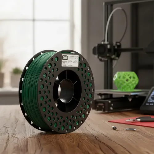 Filamento 3d 3n3 Tpu 1.75mm 1kg Flex Flexible Impresora 3d Verde