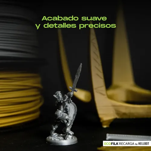 Filamento Hellbot Ecofila Rec Pla Piel/marfil 1,75mm 1kg V2