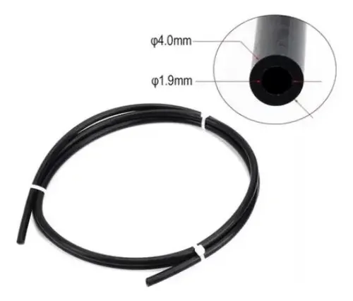 Tubo De Teflon Tipo Capricorn 1m Ptfe Filamento 1.75 1.9mm 4.0mm Impresora 3d