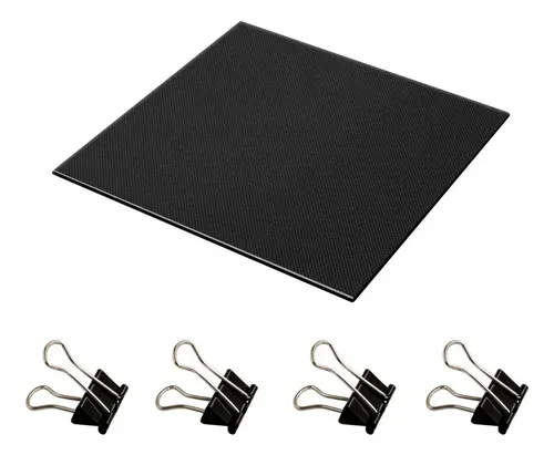 Placa Vidrio Templado 3d Impresora 235x235mm Con Clips