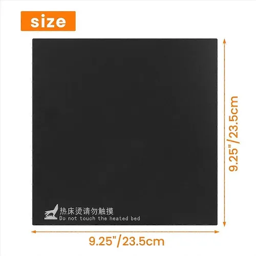 Adhesivo De Plataforma Para Cama Caliente, 235 X 235 Mm, Accesorios Para Impresoras 3d