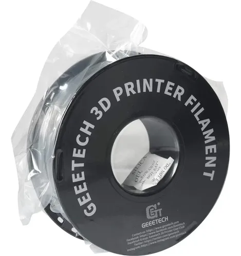 Filamento De Pla De Seda Geeetech 1.75 Mm Para Impresora 3d, A-silk-silver