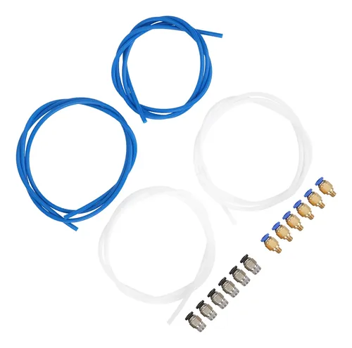 Accesorios Impresora 3d 4 Tubos Ptfe 6 Conectores