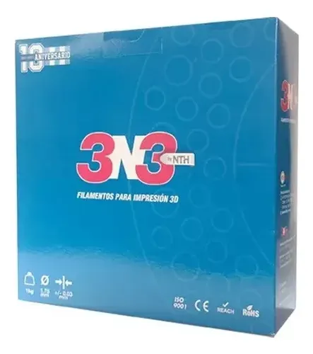 Filamento Pla 1.75mm 3n3 1kg Varios Colores Impresora 3d