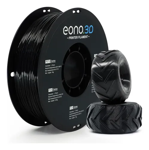Filamento Flex Tpu 95a 1kg Eono3d 1.75 Mm Alta Calidad
