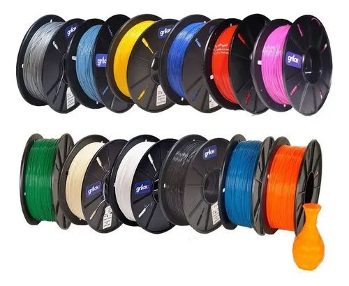 Filamento 3D Grilon3 ABS de 1.75mm y 1kg negro
