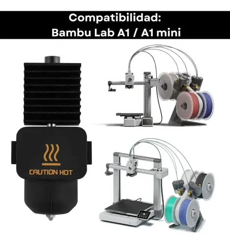 Hotend Serie A1 Mini A Eleccion 0.4 Bambu Lab Imp 3d