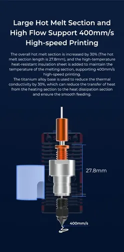 Hotend De Cerámica Spider Speedy 300°c Creality Original