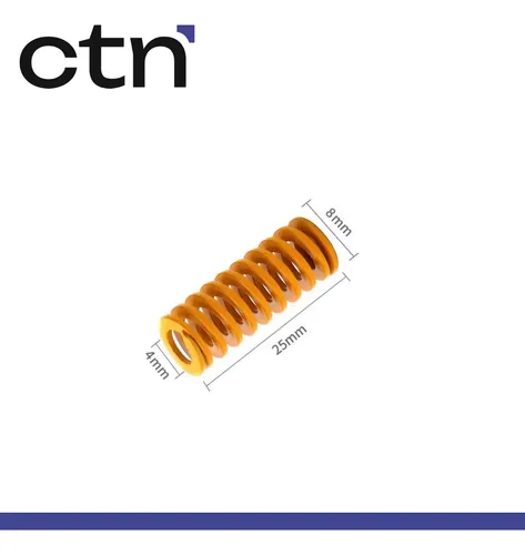 4x Kit Resorte Reforzado Creality Cama Caliente Impresora 3d