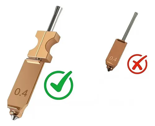 Kit Hotend Mejorado De 0,25, 0,4 Y 0,6 Mm Para Boquilla Ad5x