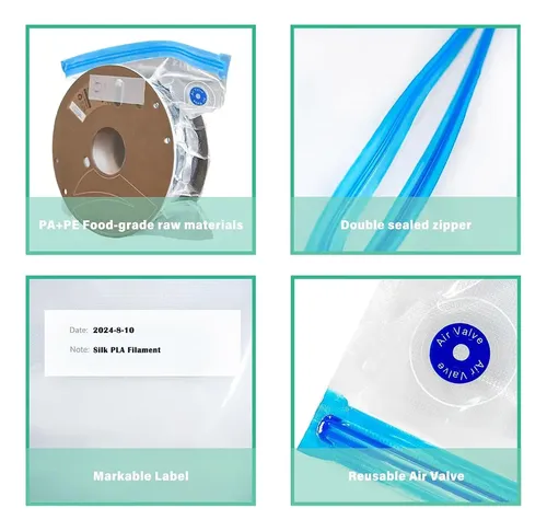 Kit De Almacenamiento De Filamentos Para Impresora 3d, 10 Pi