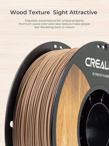 Filamento Pla Creality Wood 1.75mm 1kg Acabado Madera