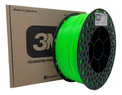 Filamento Pla 1.75mm 3n3 1kg Impresora 3d – Colores Color Verde Flúo