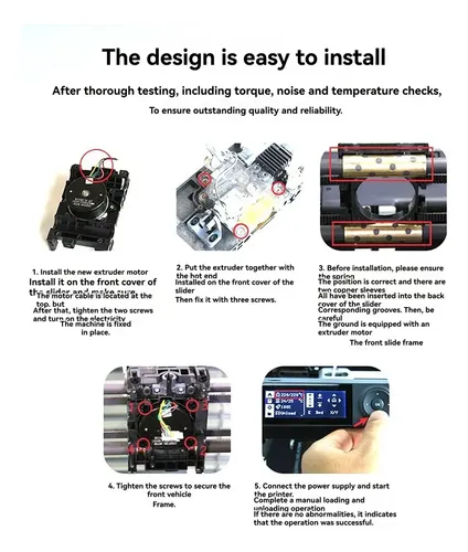 Q Para Motor De Extrusão De Impressora 3d Para X1 X1c P1p Q
