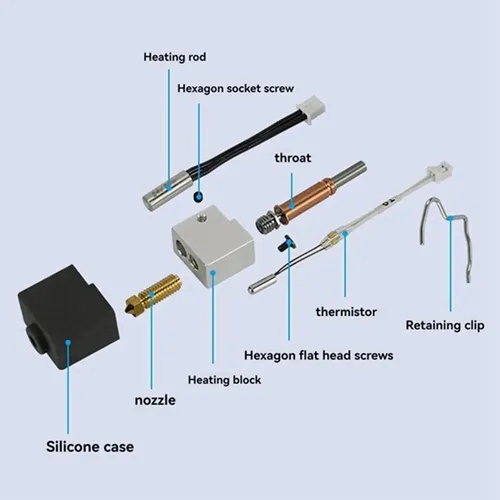 Kit Hot End De 2 Piezas, Impresora 3d, Kit Hotend, Impresión