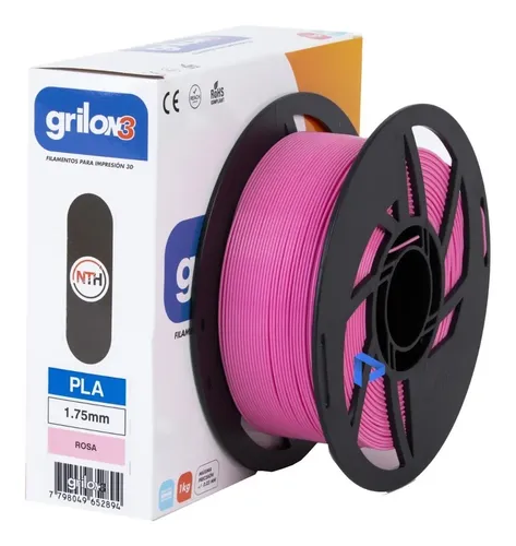 Filamento PLA Grilon3 1.75mm Rosa 1kg para Impresora 3D
