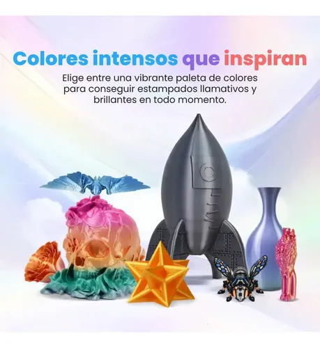 Filamento Pla Flashforge Silk Dorado 1 Kg Seda Dorado