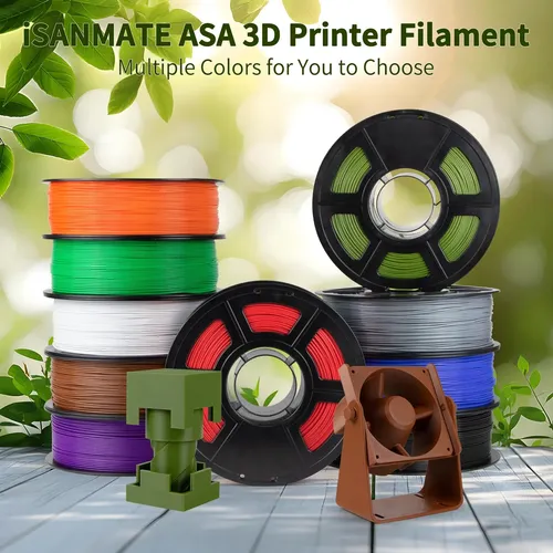 Filamento Para Impresora 3d Isanmate Asa, 1,75 Mm, Naranja,