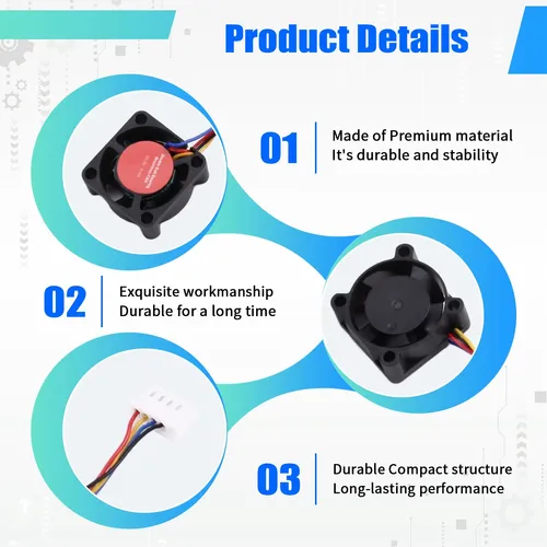 Ventilador De Refrigeración Hotend Con Cable, Ventilador De