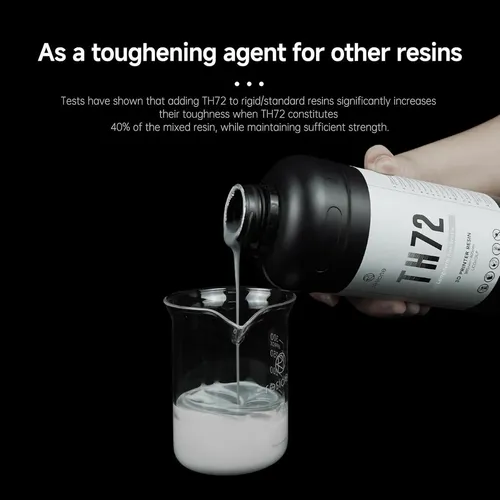 Resina Para Impresora 3d Resione Th72 Gris Mate 1 Kg 1 Kg