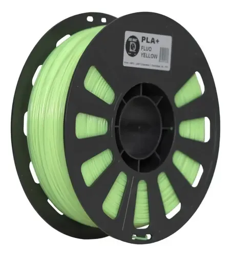 Filamento 3d Pla Iiidmax De 1.75mm X 1kg () Color Amarillo Flúo (fluo Yellow)