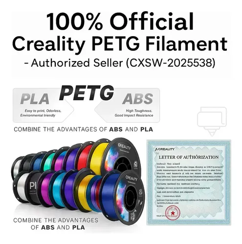 ./ Filamento Petg Creality De 1,75 Mm, 1 Kg, Impresora 3d Ro