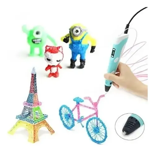 Filamento Lapiz 3d 1.75 X 200g 70 Metros Pla 7 Colores