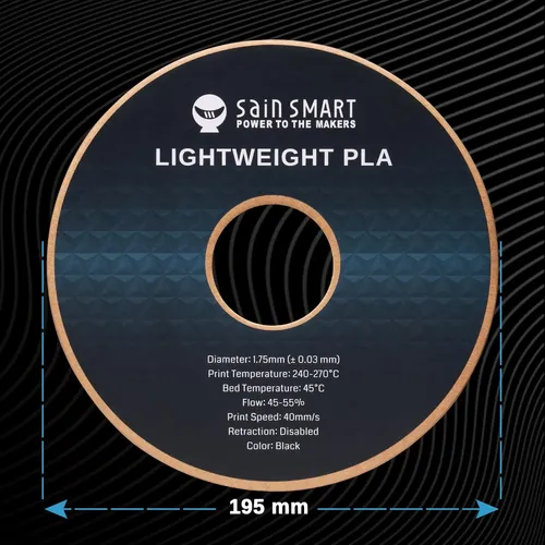 Filamento Sainsmart Lw-pla 1.75mm 1kg Pack X1