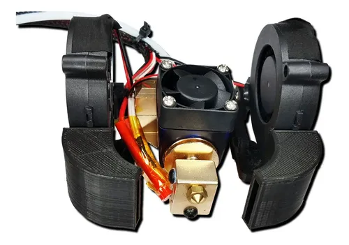 Hotend 12v Creality Tipo E3d V6 Triple Fan Completo Cableado