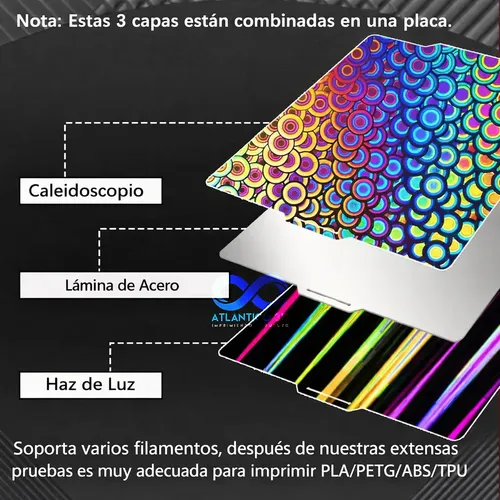 .: Cama Holográfica Para Crealit Hi Caleidoscopio Phantom :.