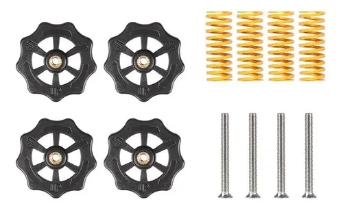 Kit Nivelador Resorte Y Tornillos Para Cama Caliente Negra