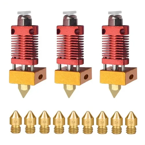 Kit Hotend De Metal De 12 Piezas Para Cr-10 Ender 3