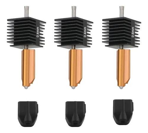 Boquilla Doble Metálica Hotend Kit Seulqirw Ad5x De 0,4 Mm
