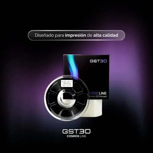 Filamento Pla+ Matte High Speed Gst3d Cosmos 1kg 1.75mm Azul Marino