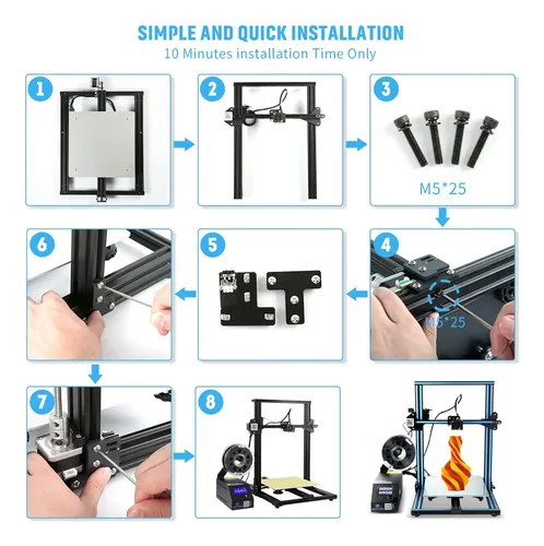 Impresora 3d Creality Cr 10s – 300x300x400 Mm