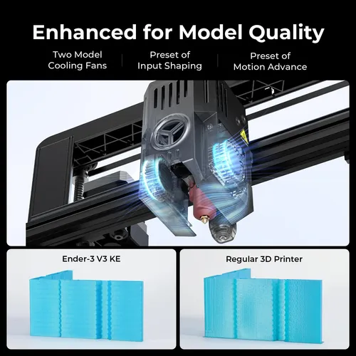 Impresora 3d Creality Ender 3 V3 Ke Mejorada, Velocidad Máxi